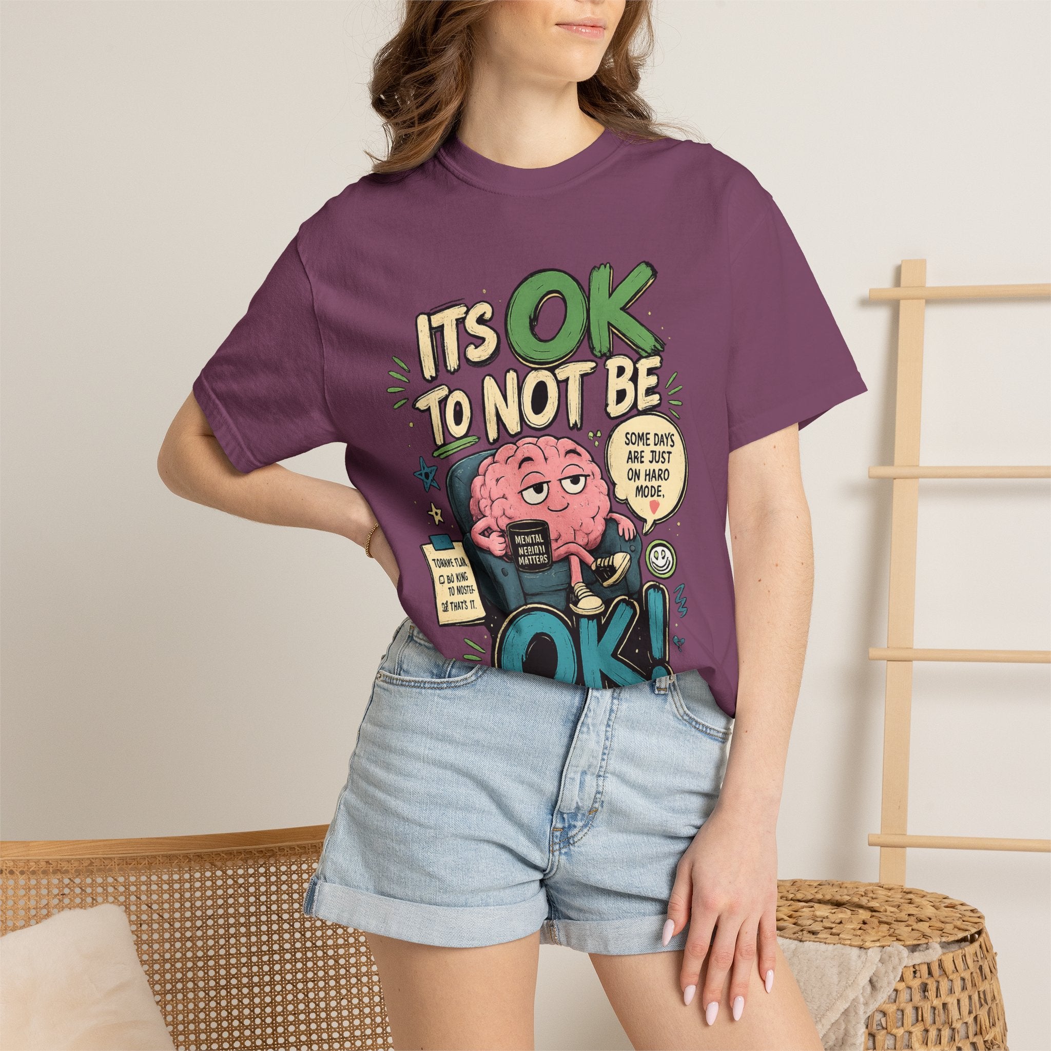 Its OK To Not Be OK T-Shirt — Mental Health Awareness Graphic Tee