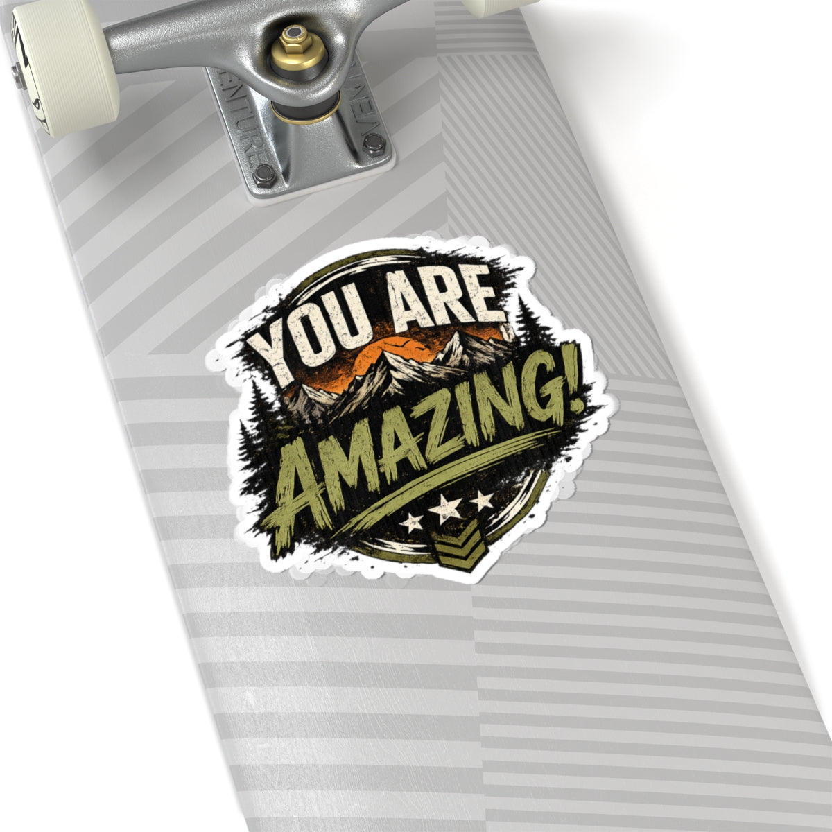 You Are Amazing! Mountain Adventure Kiss-Cut Sticker