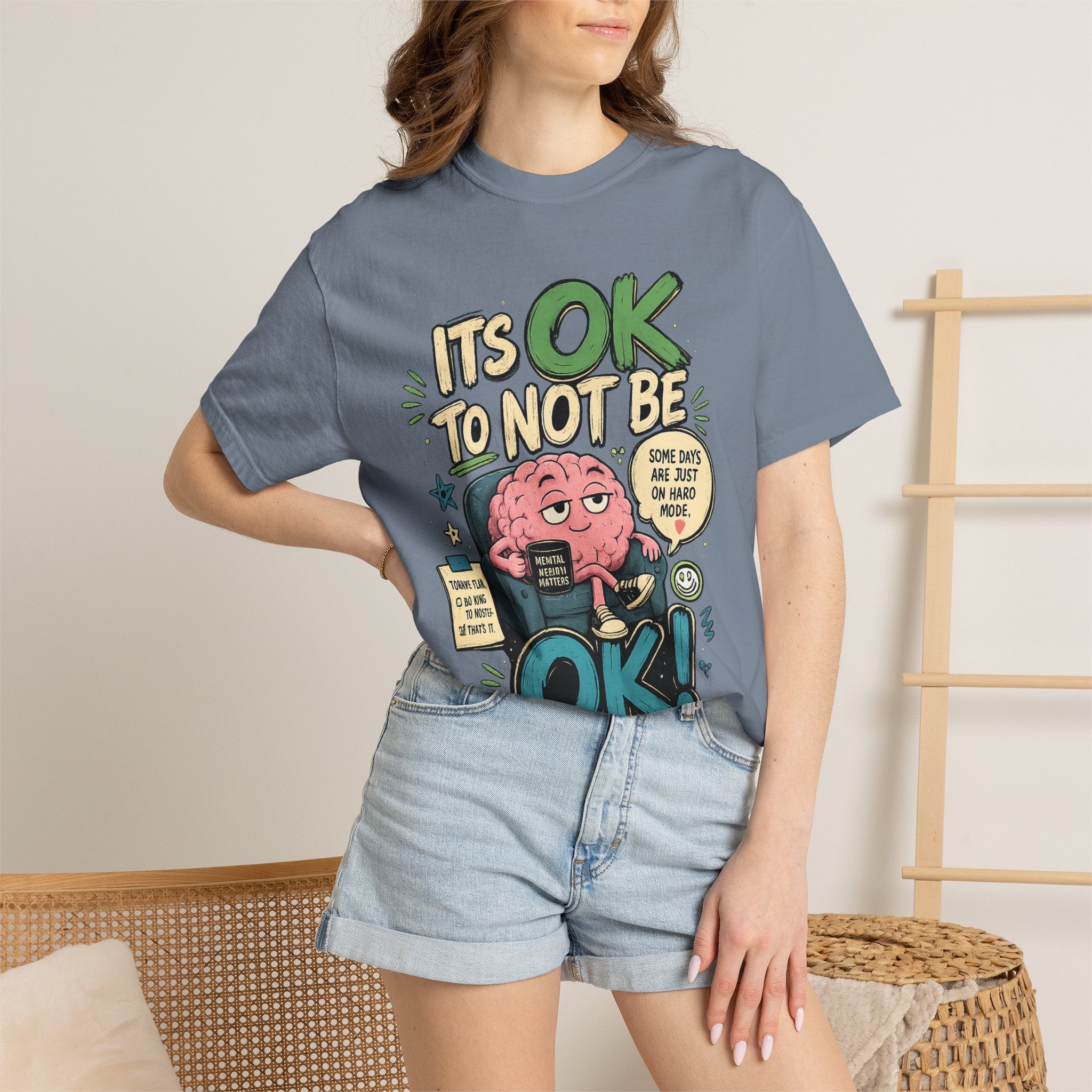 Its OK To Not Be OK T-Shirt — Mental Health Awareness Graphic Tee