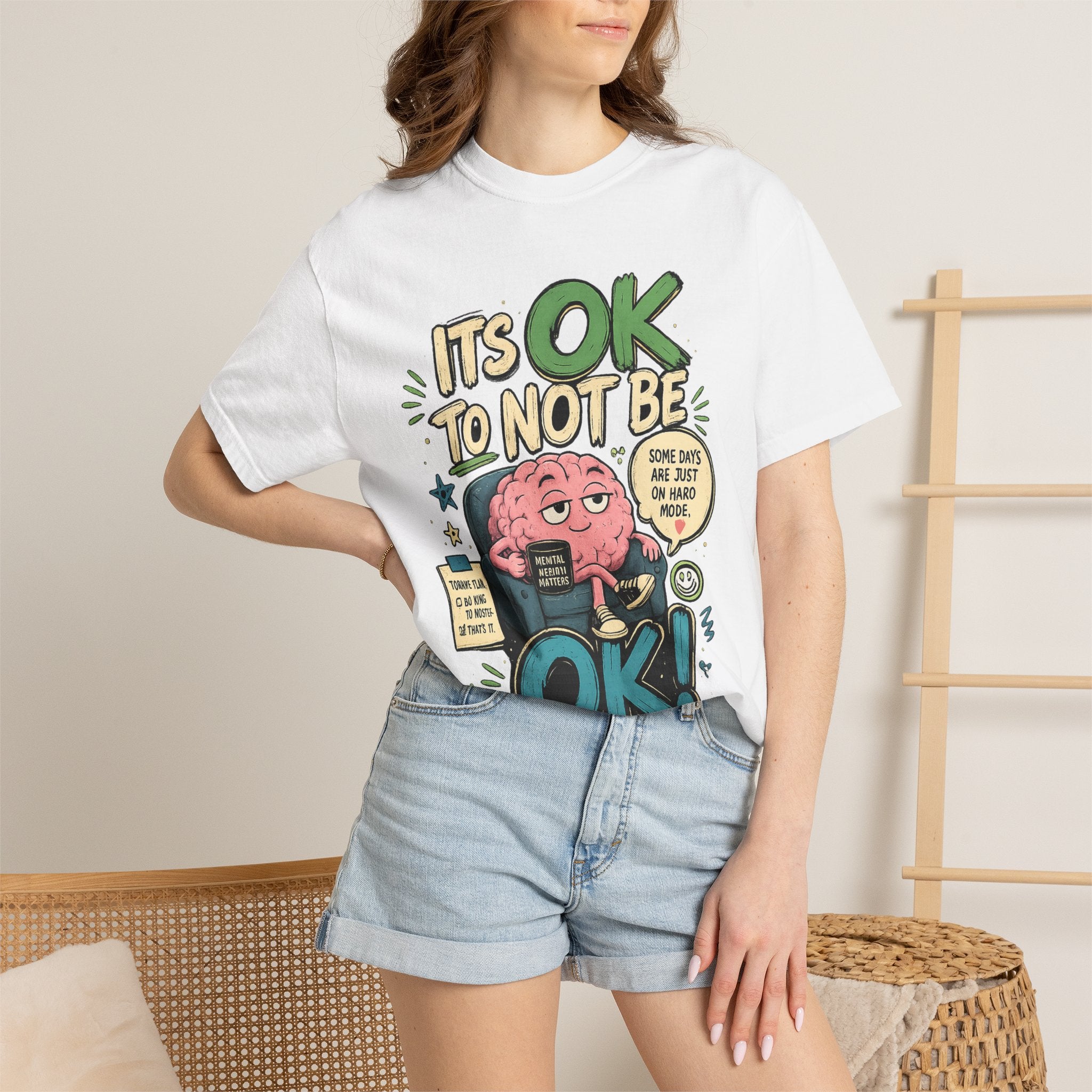 Its OK To Not Be OK T-Shirt — Mental Health Awareness Graphic Tee