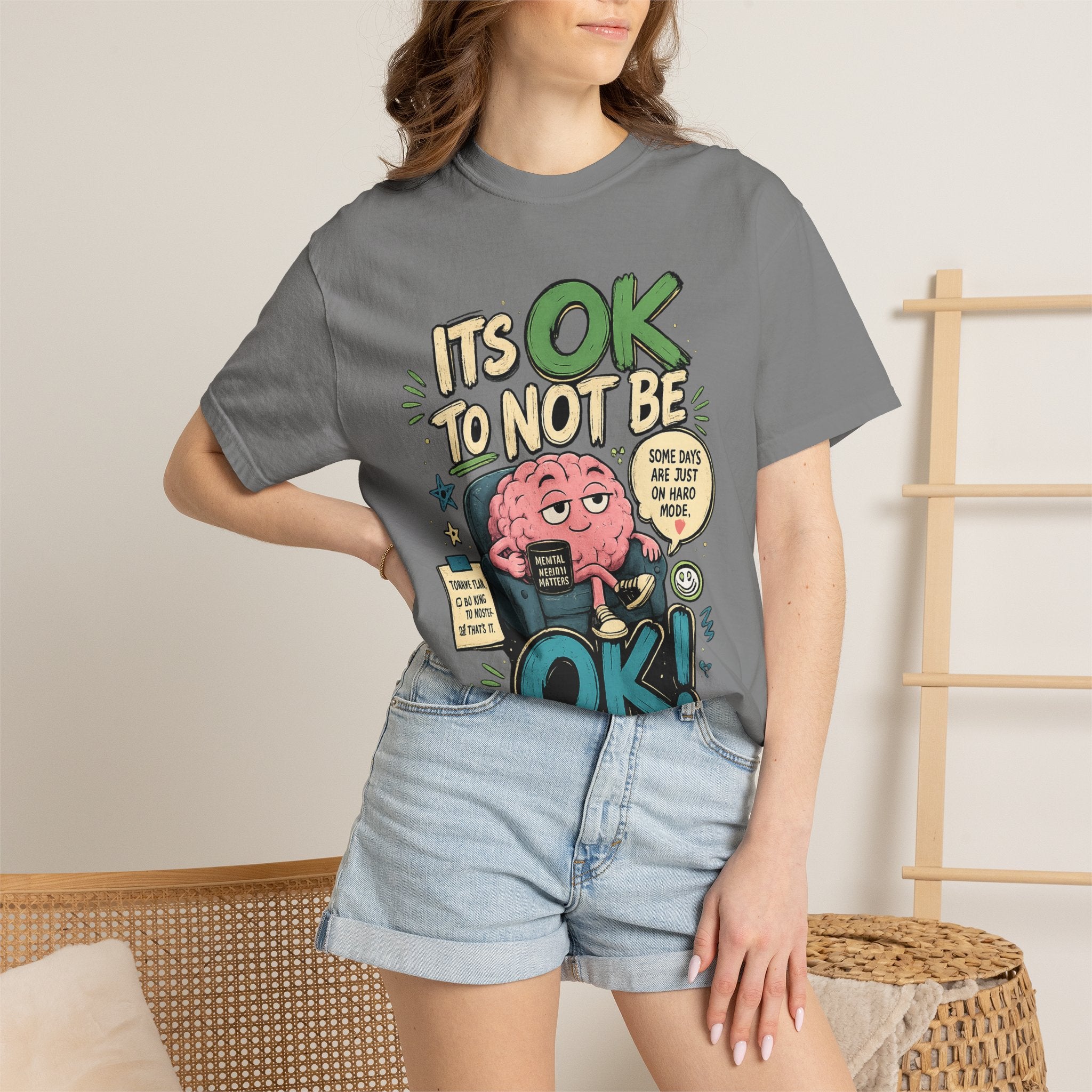 Its OK To Not Be OK T-Shirt — Mental Health Awareness Graphic Tee