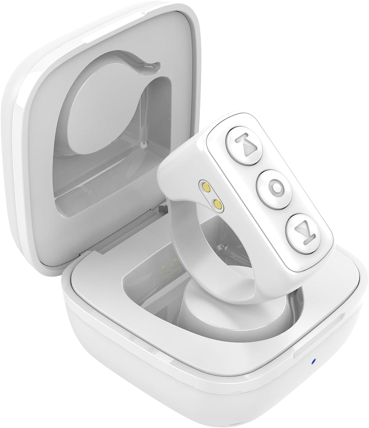 Tiktok Remote Control for Tiktok, Bluetooth Page Turner for Ipad/Kindle App/Iphone/Android, Tiktok Scrolling Ring (White)