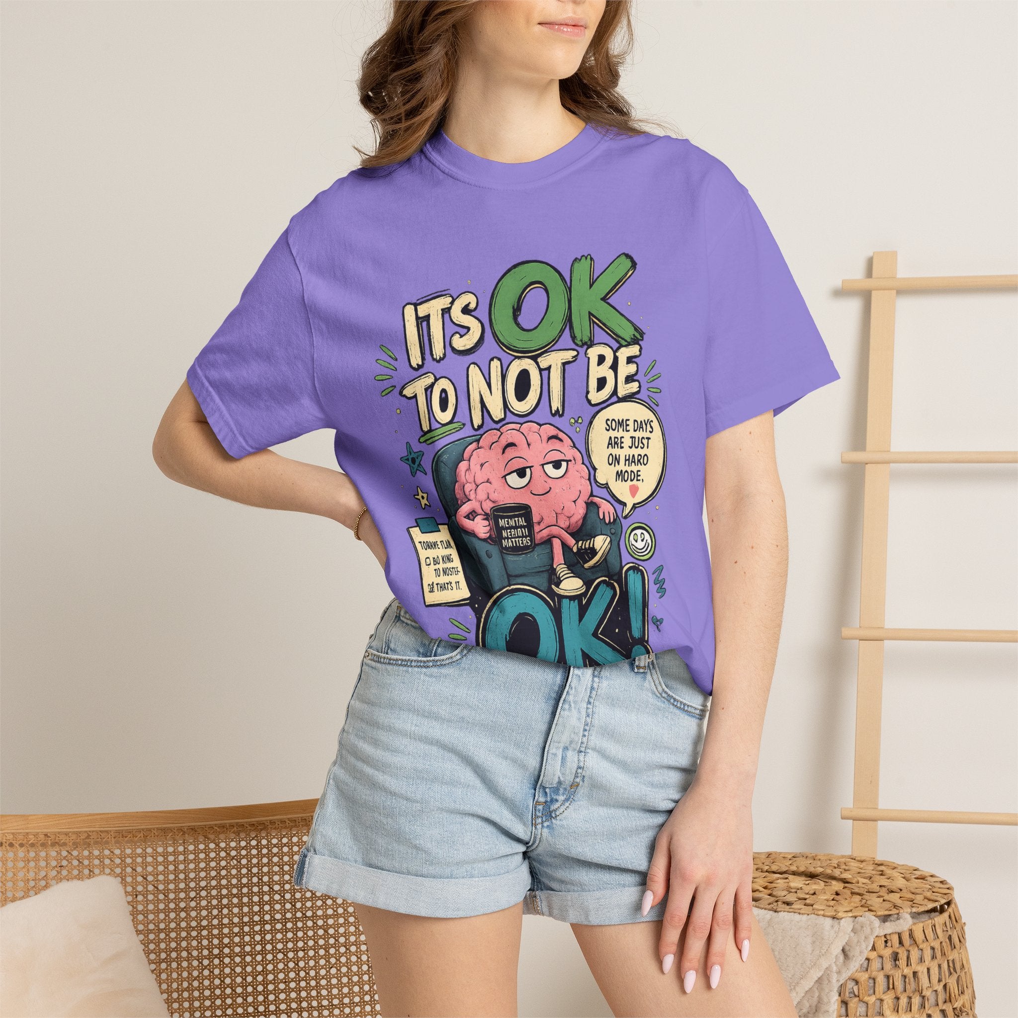 Its OK To Not Be OK T-Shirt — Mental Health Awareness Graphic Tee