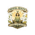 Mental Health Sticker — "It's Okay to Ask for Help" Awareness Kiss-Cut Sticker