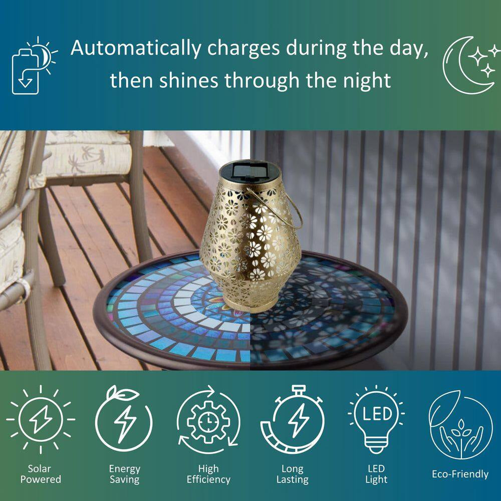 Solar Outdoor Hanging Lantern Light