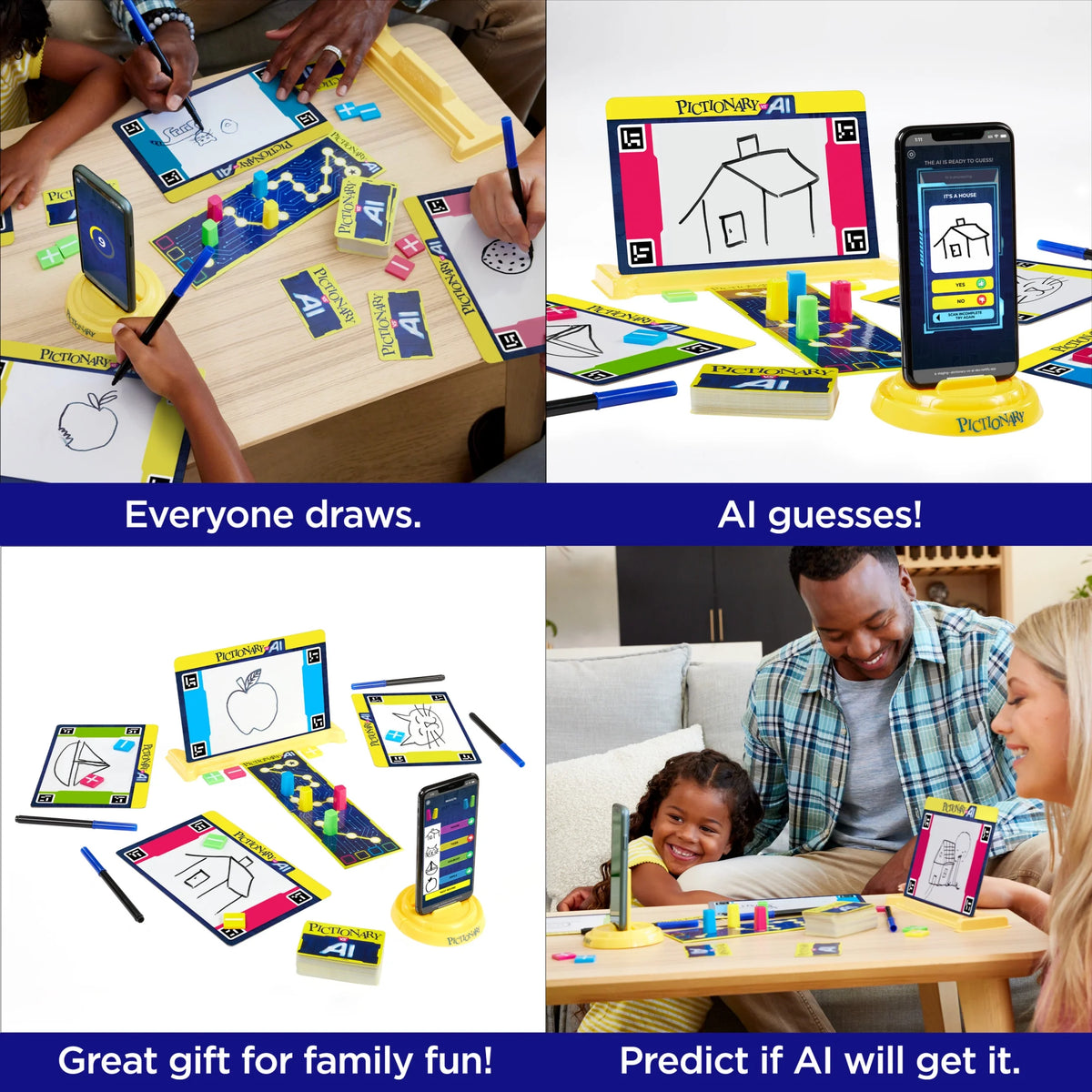 Vs. AI Family Game for Kids and Adults and Game Night Using Artificial Intelligence