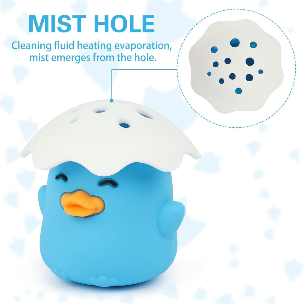 Microwave Steam Cleaner, Duck Microwave Cleaner for Inside, Blue | Just Add Vinegar and Water, Cut Cleaning Time by Half, Kitchen Gifts Accessories Gadgets
