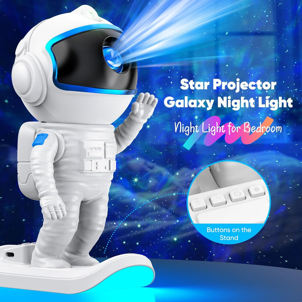 Astronaut Galaxy Projector, Star Night Light for Kids Bedroom | Galaxy Light Projector with Timer Remote, Teen Girls Gifts Trendy Stuff for Boys Adults Christmas Birthday Room Decor