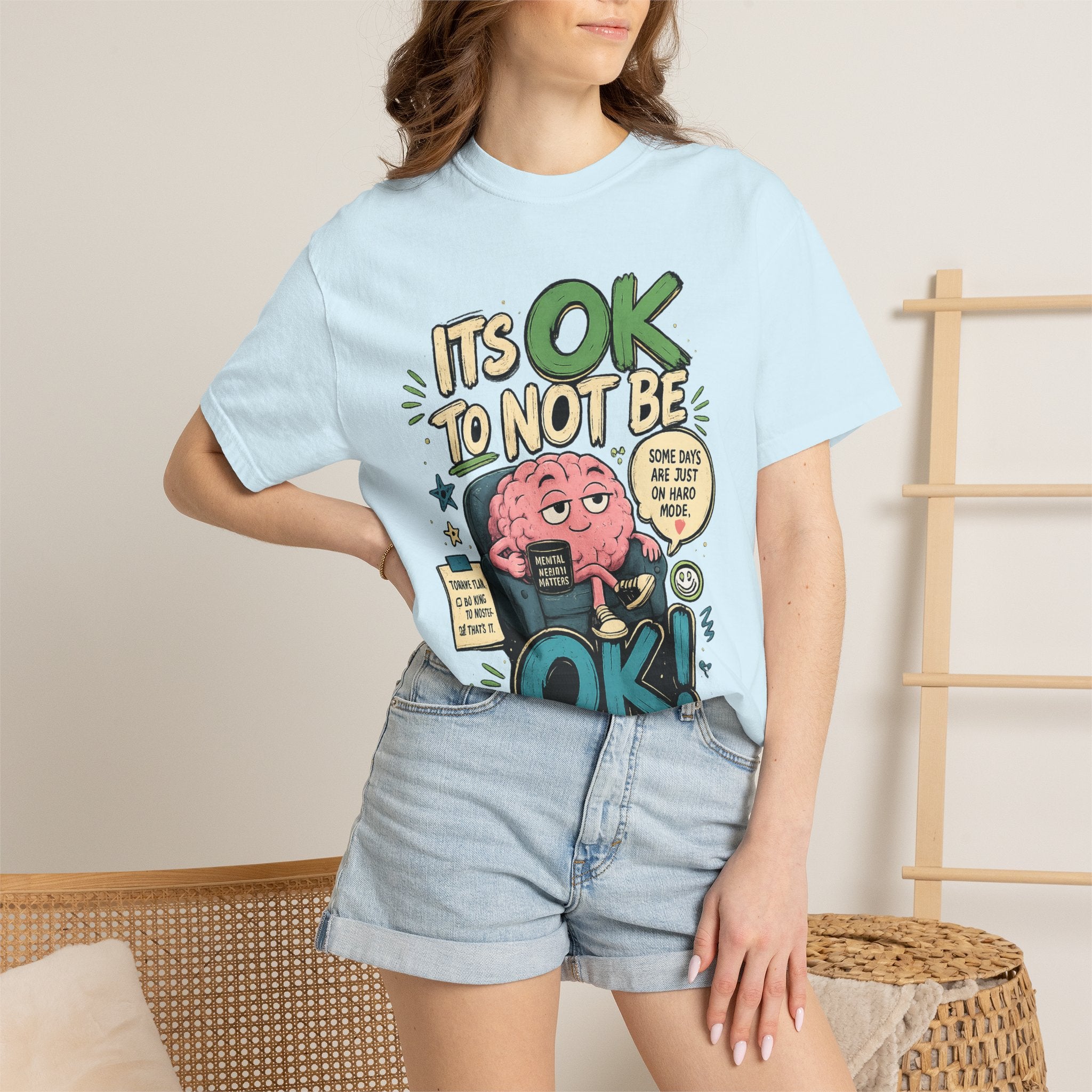 Its OK To Not Be OK T-Shirt — Mental Health Awareness Graphic Tee