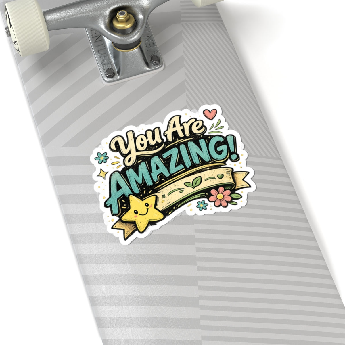 You Are Amazing! Inspirational Sticker — Cute Motivational Kiss-Cut Decal