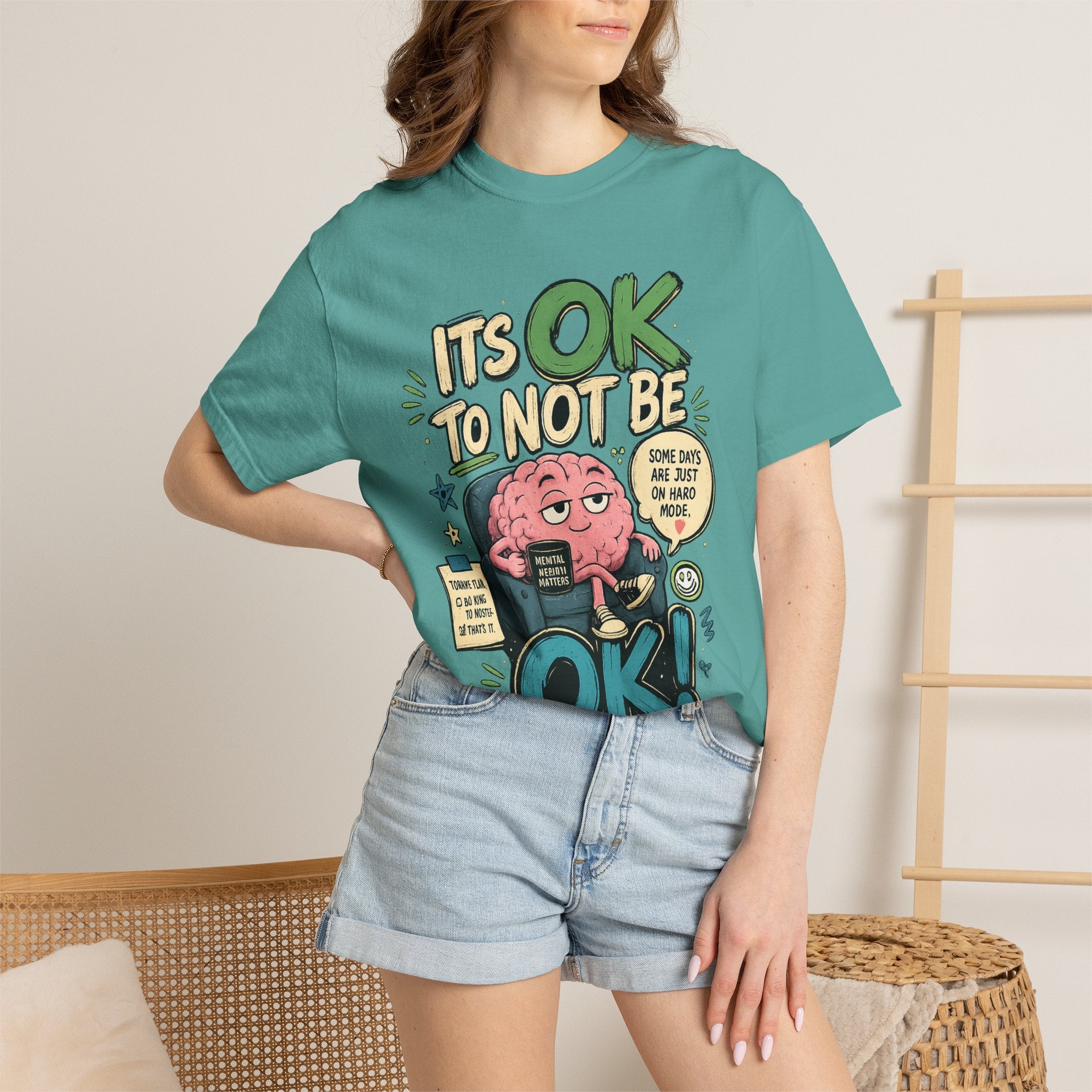 Its OK To Not Be OK T-Shirt — Mental Health Awareness Graphic Tee