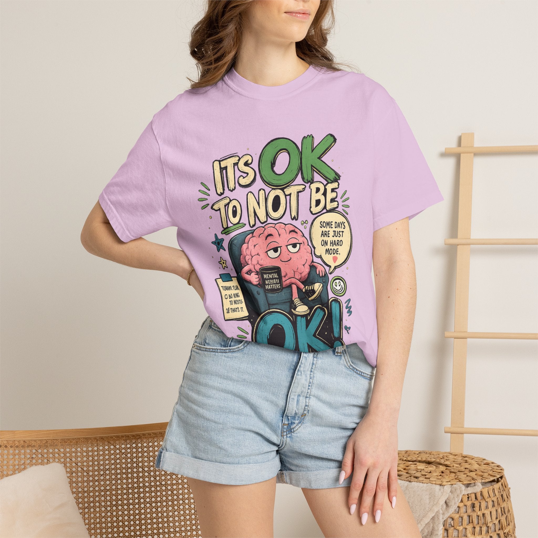 Its OK To Not Be OK T-Shirt — Mental Health Awareness Graphic Tee