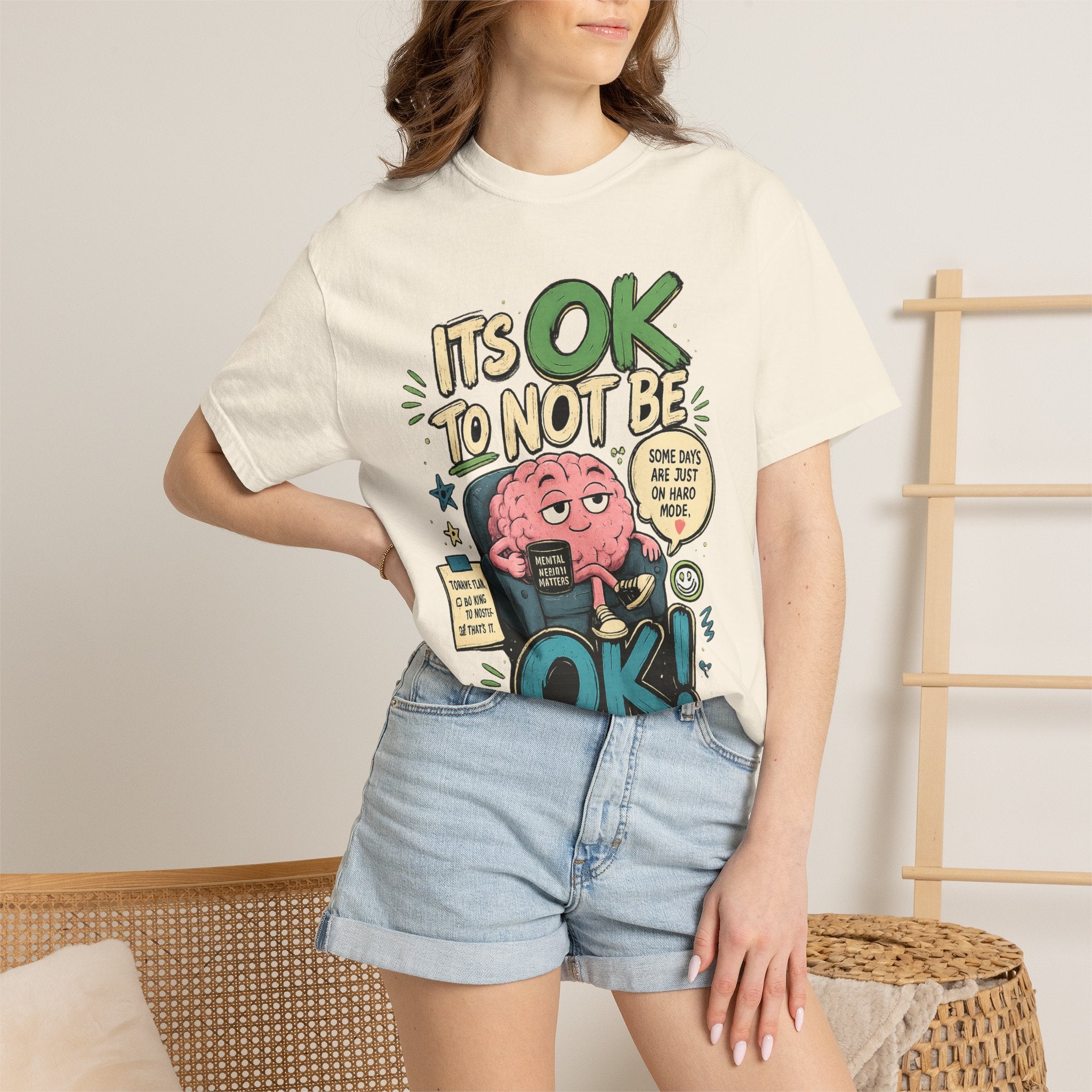 Its OK To Not Be OK T-Shirt — Mental Health Awareness Graphic Tee