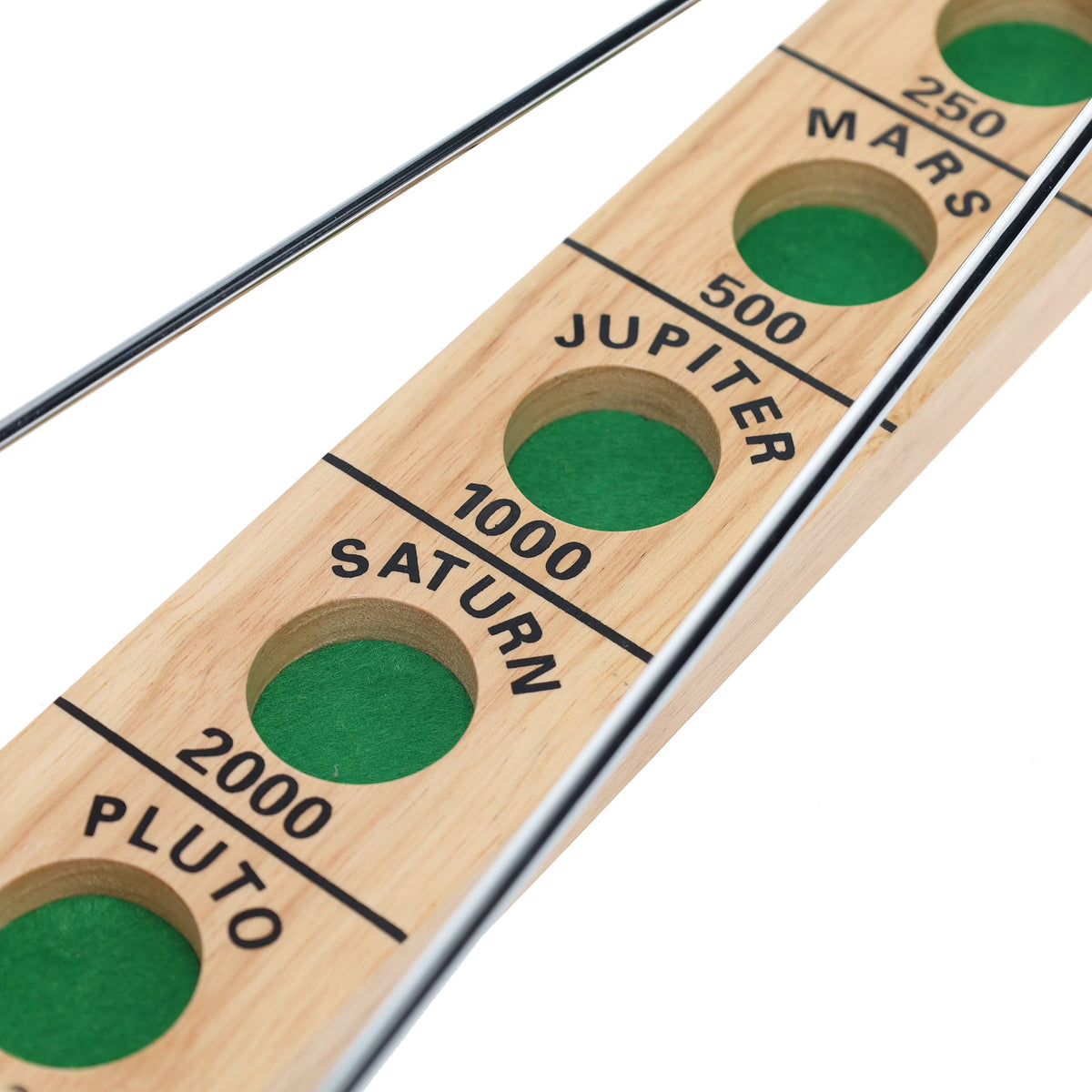 Shoot the Moon, Solid Natural Wood Rolling Ball Game for Family Game Night, 18 Inches