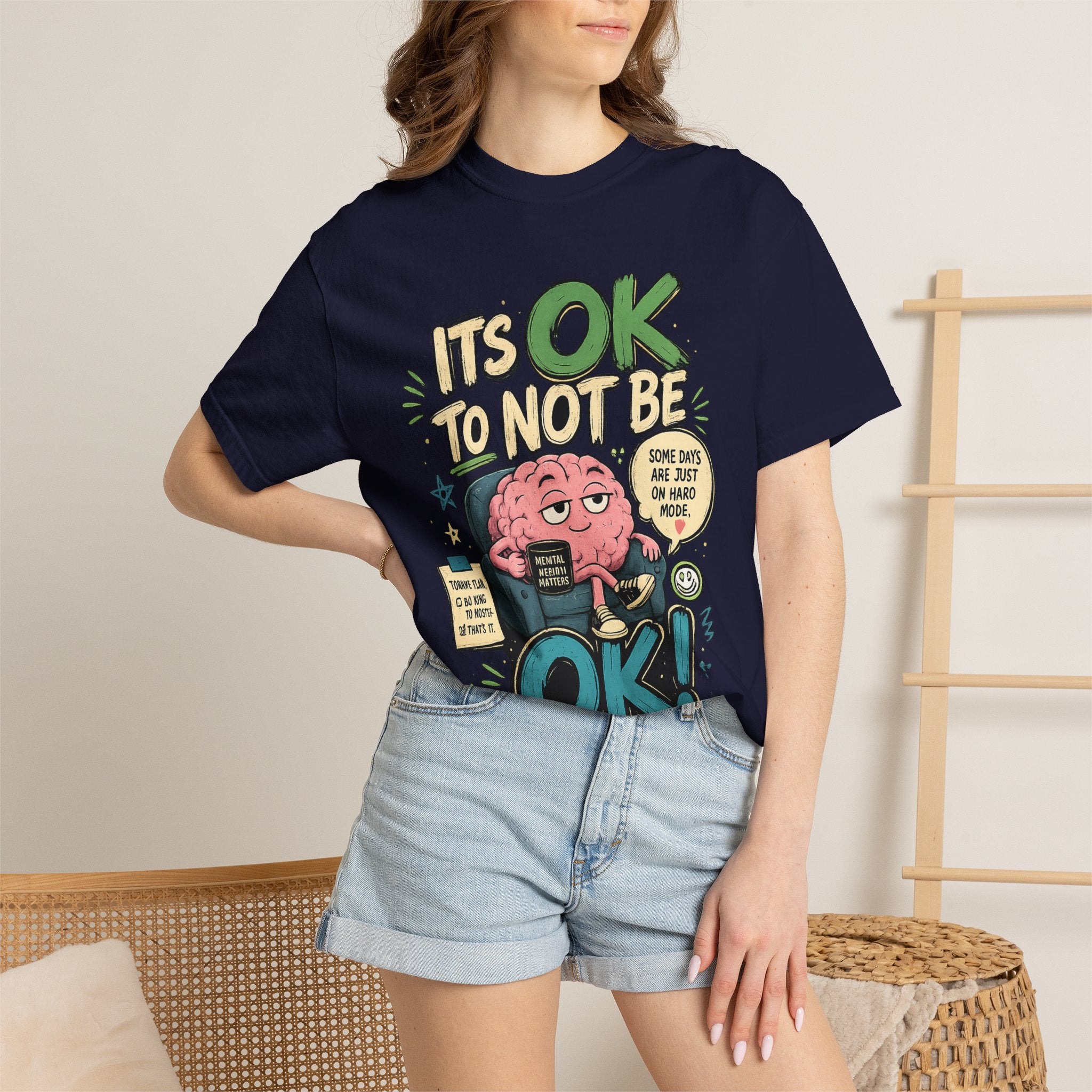 Its OK To Not Be OK T-Shirt — Mental Health Awareness Graphic Tee