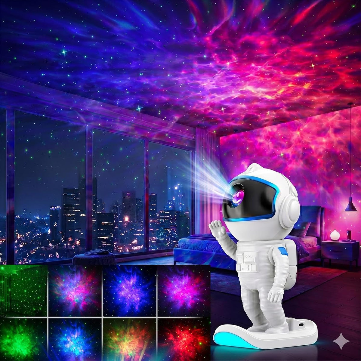 Astronaut Galaxy Projector, Star Night Light for Kids Bedroom | Galaxy Light Projector with Timer Remote, Teen Girls Gifts Trendy Stuff for Boys Adults Christmas Birthday Room Decor