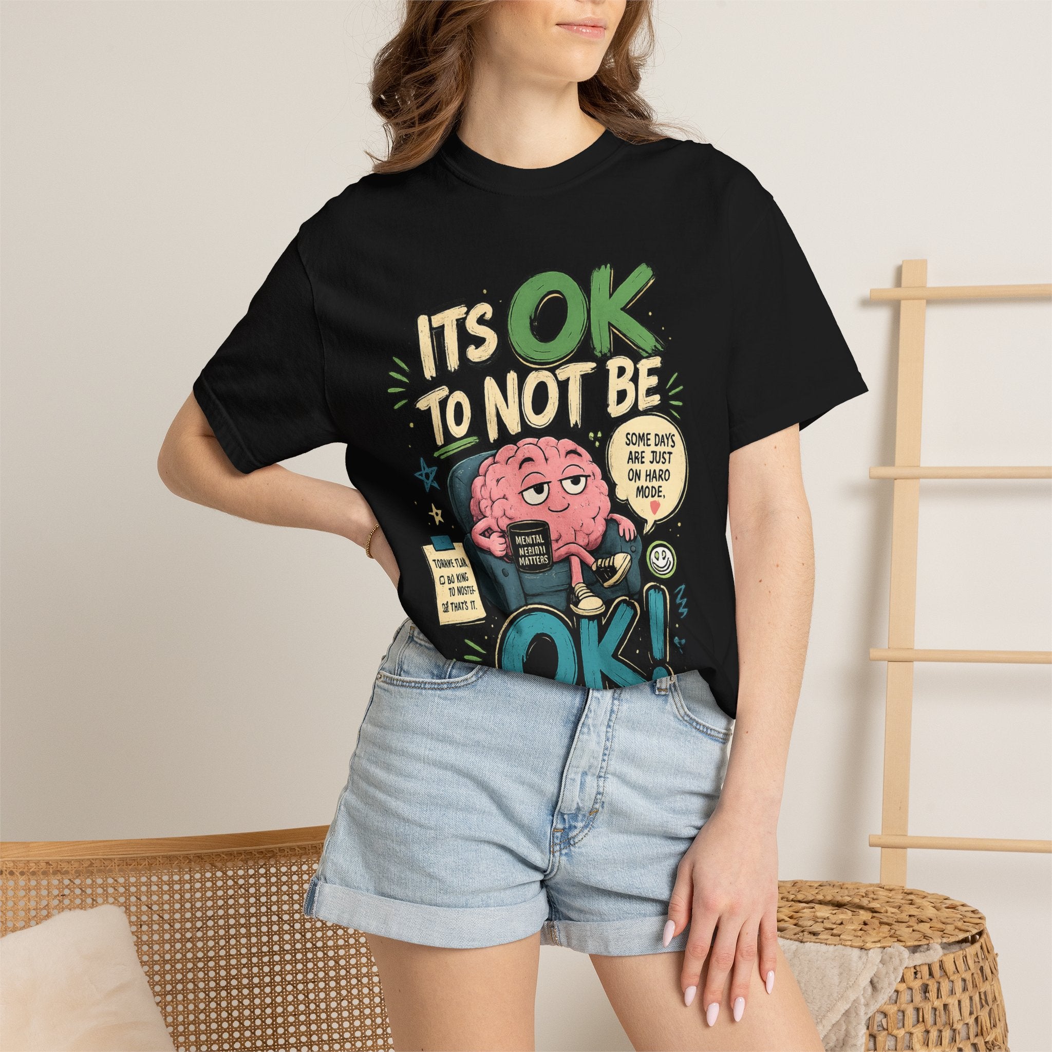 Its OK To Not Be OK T-Shirt — Mental Health Awareness Graphic Tee