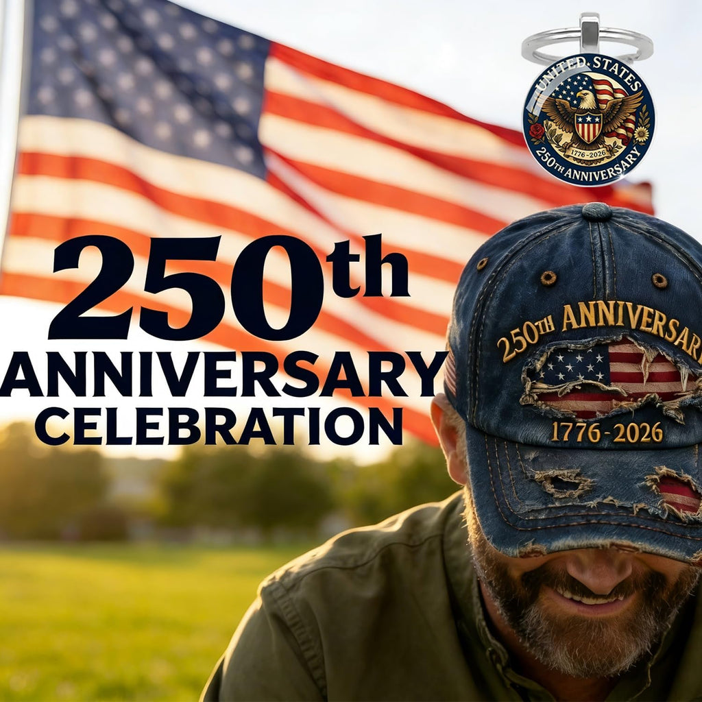 USA 250Th Anniversary Hat 1776-2026 - USA Patriotic Baseball Cap, Adjustable Distressed Denim Cap with Eagle, Veteran Gift for Men & Women