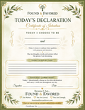 🌿 Today's Declaration Certificate