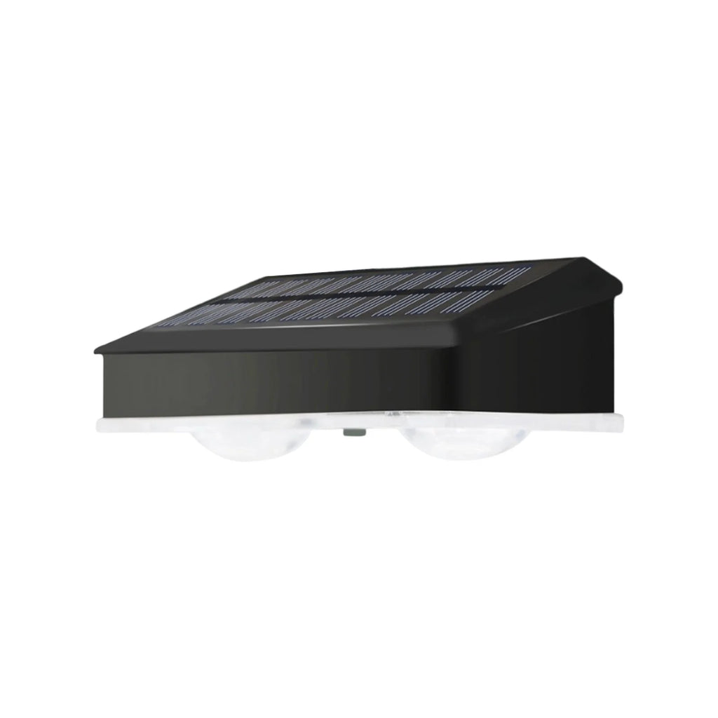 Qocolhg Solar Lights Outdoor Waterproof, Motion Sensor Wireless Solar Wall Light, Dusk to Dawn Outdoor Security Wall Lamps Fence Lights Solar Gutter Light for Corridor Balcony Courdyard Garage Patio