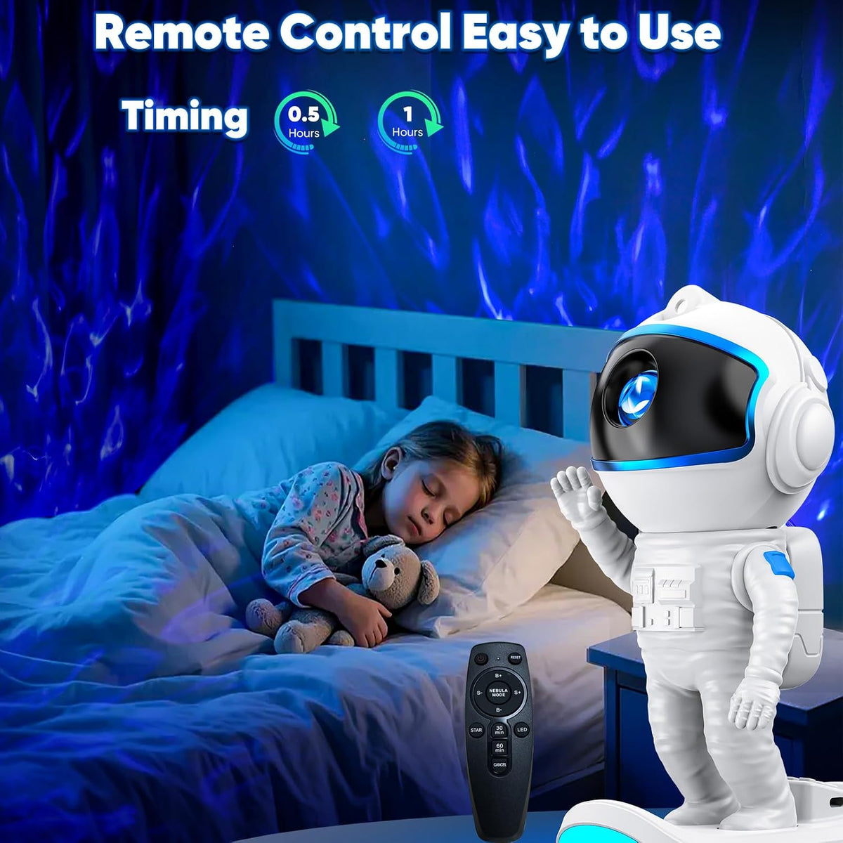 Astronaut Galaxy Projector, Star Night Light for Kids Bedroom | Galaxy Light Projector with Timer Remote, Teen Girls Gifts Trendy Stuff for Boys Adults Christmas Birthday Room Decor