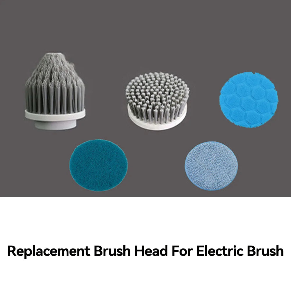 Electric Cleaning Brush 5 in 1 Electric Spin Cleaning Scrubber USB Rechargeable Electric Rotary Scrubber Household Appliances