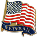 Patriotic Veteran Pin American Flag Lapel Pins USA Badge United States Trump Enamel Pin Brooches for Gifts Decoration