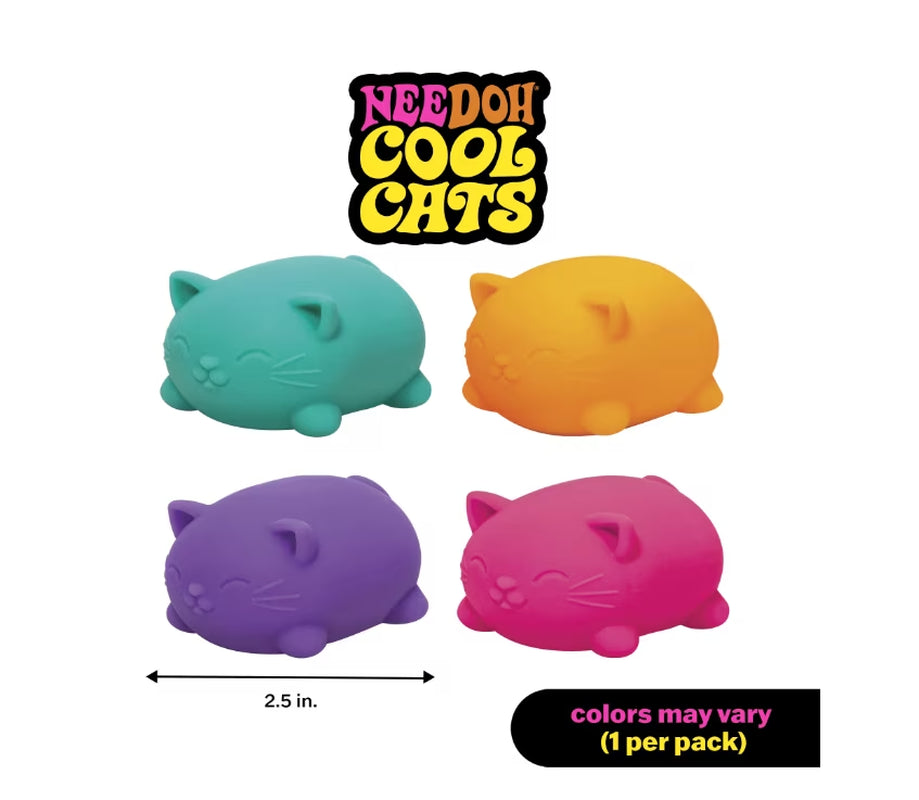 Nee Doh Cool Cats, 1 Random Color