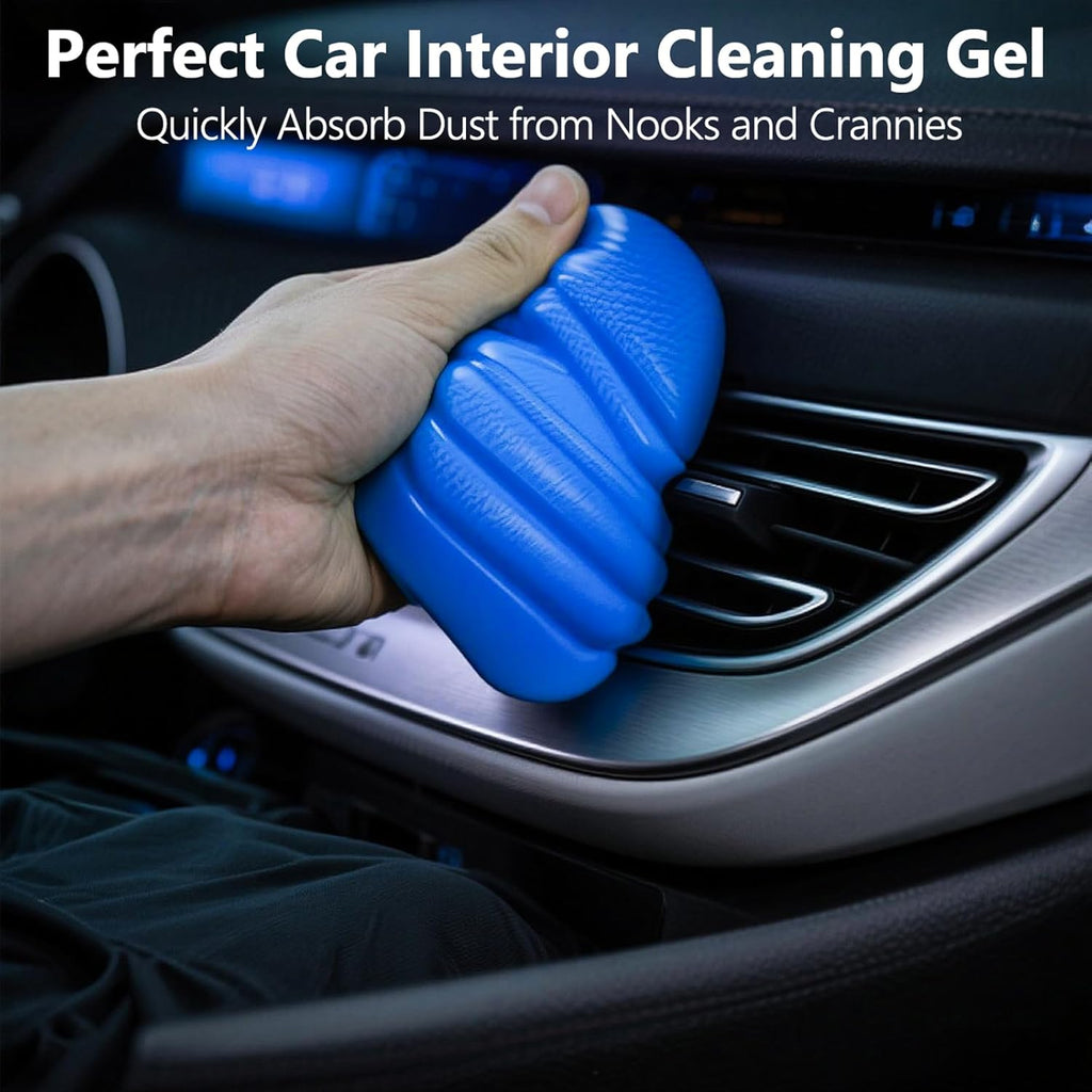Car Cleaning Gel Car Clean Detailing Putty, Universal Car Interior Cleaner Slime, Car Putty Auto Detailing Tools Accessories, Dust Remover Perfect Cleaning Kit Supplies, Gifts for Men Women-5.6Oz