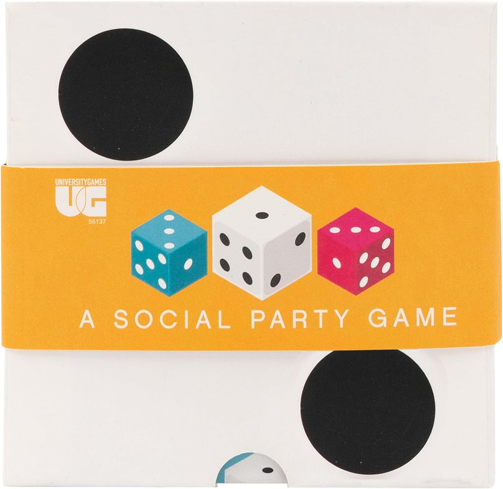 | Bunco Party in a Box Game, for Ladies Night with the Girls, Complete with Fuzzy Die! for 2 to 12 Players Ages 8 and Up, White